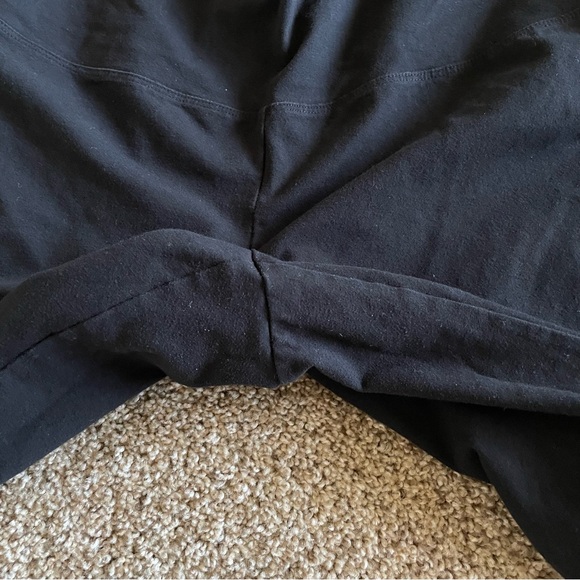 Chico’s Zenergy Pull On Leggings Womens 3 16/18 Black Cropped Casual So Slimming - Picture 8 of 13